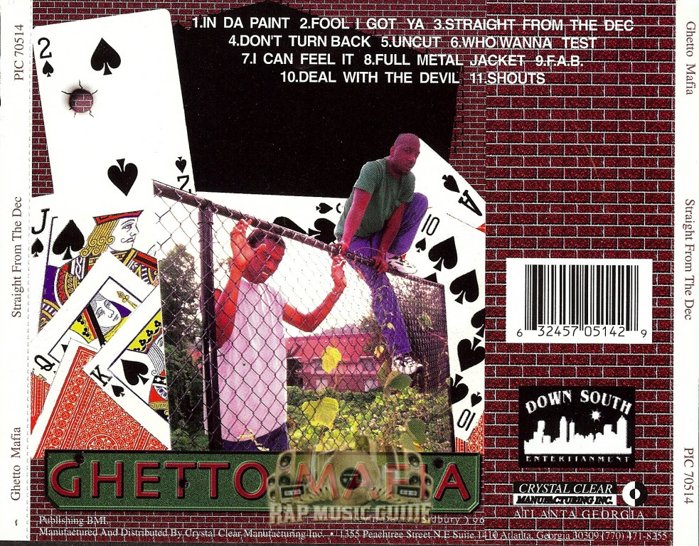 Ghetto Mafia - Straight From The Dec: 1st Press. CD | Rap Music Guide